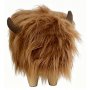 Gardeco Alba the Small Highland Cow Footstool