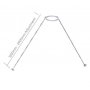 5" Silver Roof Brace Kit - Universal