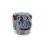 Gardeco Kaytie the Mottled Grey Highland Cow Footstool