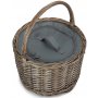Round Grey Chiller Basket