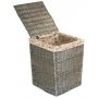 Large Square Laundry Basket With Garden Rose Lining