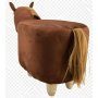 Gardeco Amber the Tan Velvet Horse Footstool
