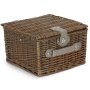 2 Person Grey Checked Chiller Hamper
