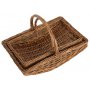 Set of 2 Unpeeled Willow Garden Trug 