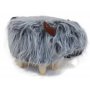 Gardeco Kaytie the Mottled Grey Highland Cow Footstool