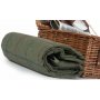 2 Person Green Tweed Classic Picnic Hamper