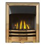 EOS HE Class 1 Glass Fronted Gas Insert Fire Convector - Antique Brass