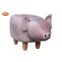 Gardeco Pinky the Pig Velvet Footstool