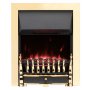 Blenheim Insert Electric Fire - 16 inch Brass Trim and Brass Fret