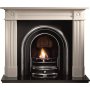 Jubilee Fireplace in Highlighted complete with Cast Back