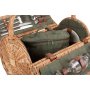 2 Person Green Tweed Barrel Hamper