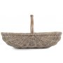 Small Shallow Antique Wash Lined Trug