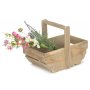 Medium Oak Effect Wooden Trug
