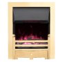 Bauhaus Insert Electric Fire - 16 inch Brass Trim and Brass Fret