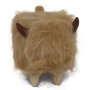 Gardeco Hazel the Light Brown Highland Cow Footstool