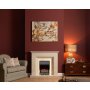 Blenheim Insert Electric Fire - 16 inch Brass Trim and Brass Fret