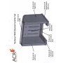 ACR Tenbury T400 and T550 Bottom Side Brick - 265mm x 70mm 