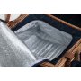 4 Person Blue Tweed Hamper
