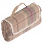 Lavender Tartan Picnic Blanket