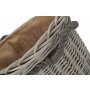 Devon Grey Wash Round Basket