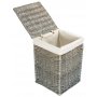 Small Square Laundry Basket With White Lining
