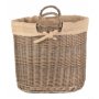 Durham Oval Log Storage Basket