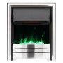 Sandon Electric Insert Fire with Black and Chrome Frame