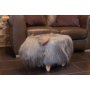 Gardeco Georgette the Grey Highland Cow Footstool  
