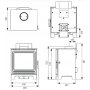 Stovax FireFX Eton Woodburning Stove - 5kW