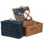 2 Person Blue Tweed Hamper