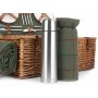 Deluxe Green Tweed 4 Person Hamper