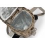 Single Bottle & 2 Champagne Glass Carrier With Shoulder Strap