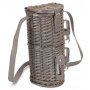 Single Bottle & 2 Cartridge Glass Carrier With Shoulder Strap
