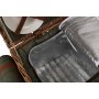 4 Person Green Tweed Hamper