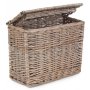 Rectangular Toilet Tidy Lidded Basket