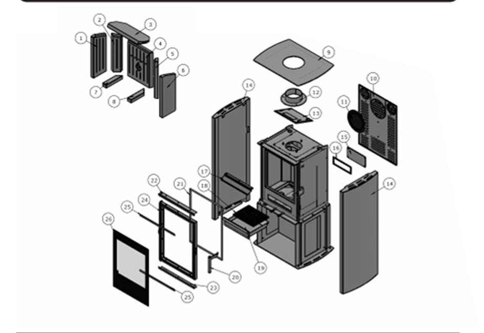 ACR Osprey 5 Exploded Drawing