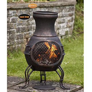 Gardeco Billie Cast Iron Chimenea  