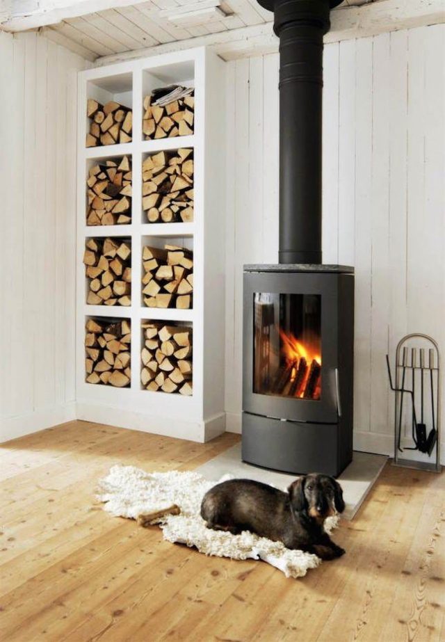 How to light a wood-burning stove
