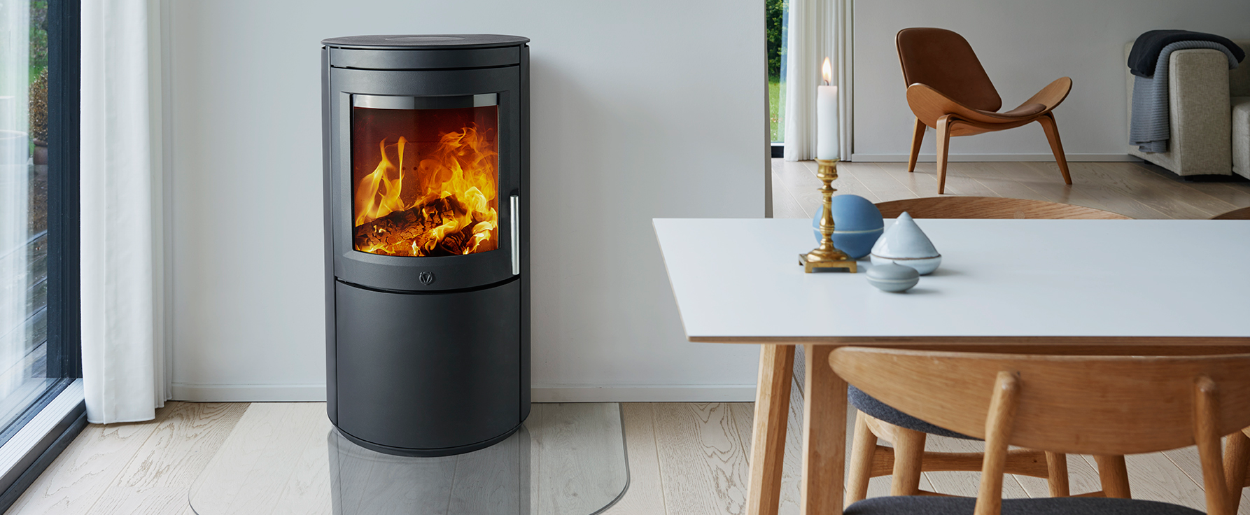 Varde Lincoln woodburning stove Bowland Stoves