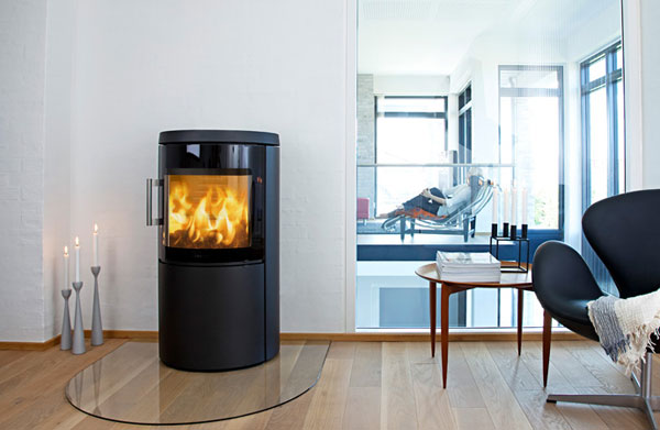 Room with a Hwam 3420C Wood Burning Stove
