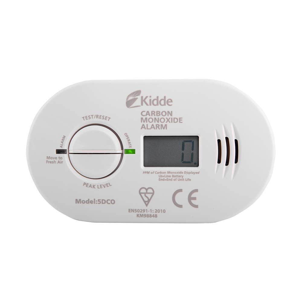 Kidde 5DCO Digital Display Carbon Monoxide Alarm
